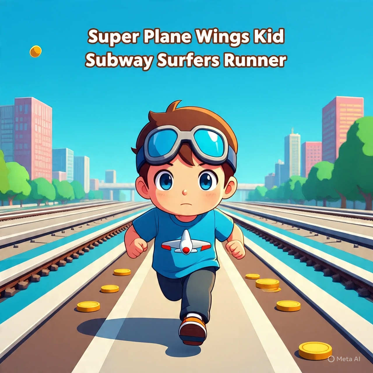 Super Plane Wings Kid Subway Surfers Runner