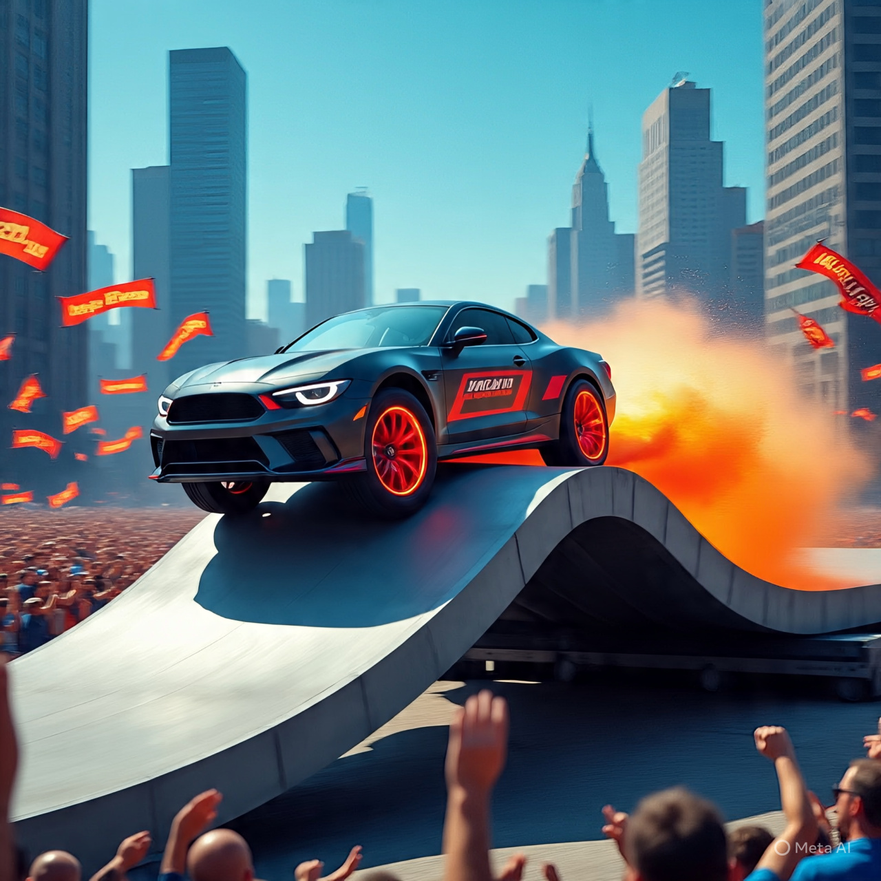 Mega Ramp Stunt Cars