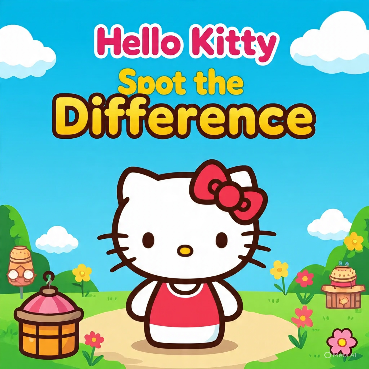 Hello Kitty Spot the Difference