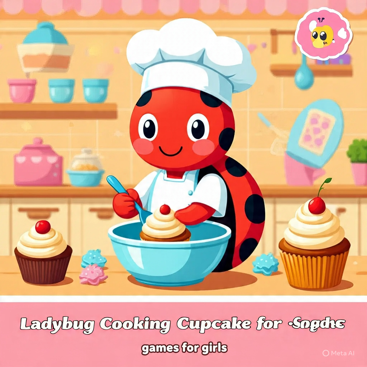 Ladybug Cooking Cupcake : Cooking games for girls