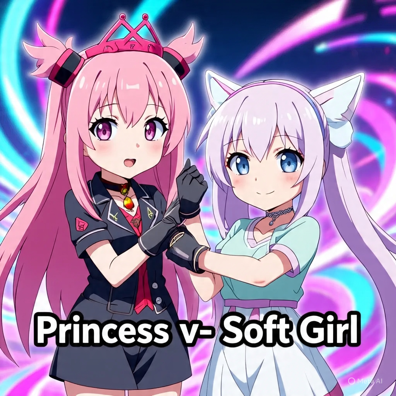 Princess e-Girl vs Soft Girl